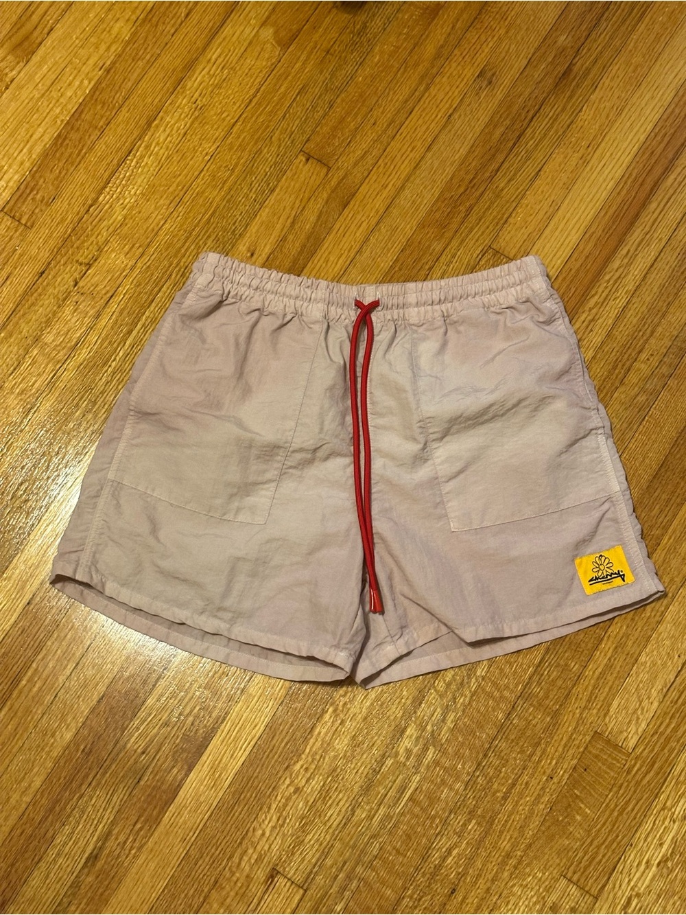 Cherry Los Angeles Pink Sand Windbreaker Swim Trunk Shorts